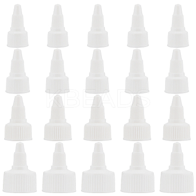 48pcs 4 style Plastic Twist Bottle Cap FIND-BC0004-01-1