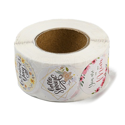 Mother's Day 8 Styles Stickers Roll DIY-H166-04-1