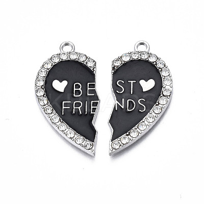 Alloy Enamel Split Pendant ENAM-S130-25A-1