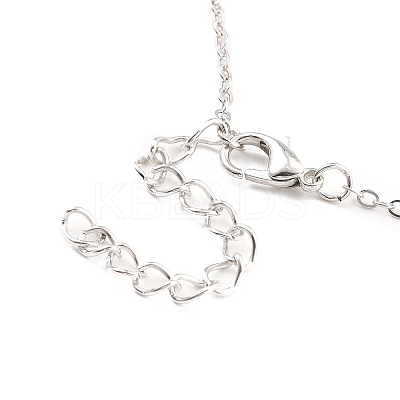 Bird Donut Pendant Necklace for Women LS-NJEW-I113-14P-1