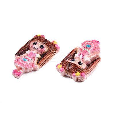 Opaque Resin Cabochons LS-CRES-N018-052-1