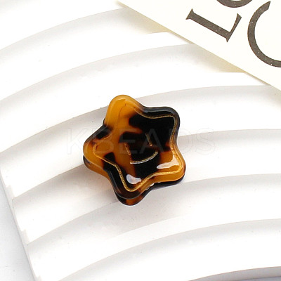 Cellulose Acetate(Resin) Star Hair Claw Clips OHAR-PW0003-030A-1