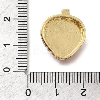 Brass Enamel Slide Charms KK-Z125-15B-G-1