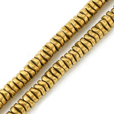 Electroplated Synthetic Non-Magnetic Hematite Beads Strands G-H020-M01-02-1