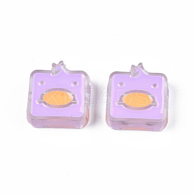 Transparent Acrylic Beads ACRC-S039-09D-1