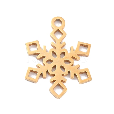 Ion Plating(IP) 201 Stainless Steel Pendants STAS-K003-13G-02-1
