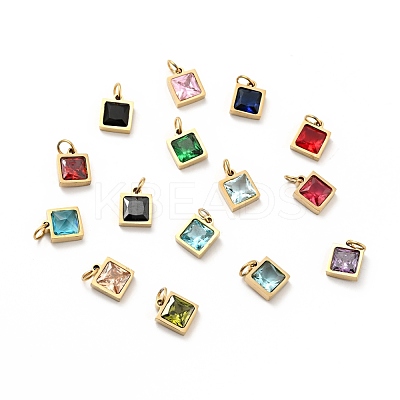 PVD Vacuum Plating 304 Stainless Steel Pendants STAS-D189-01G-A-1