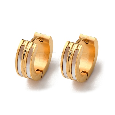 304 Stainless Steel Hoop Earrings EJEW-D331-14G-1
