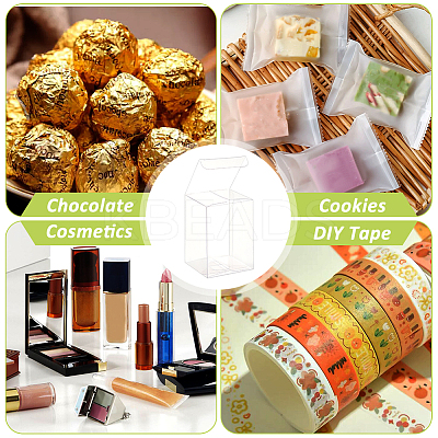 PVC Plastic Gift Storage Case CON-WH0088-60A-1