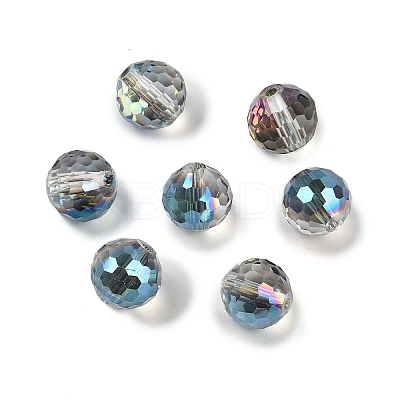 Transparent Electroplate Glass Beads EGLA-N002-31-G01-1