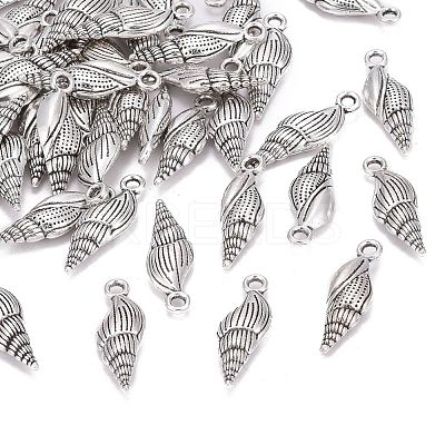 Tibetan Style Alloy Pendants TIBEP-20321-AS-RS-1