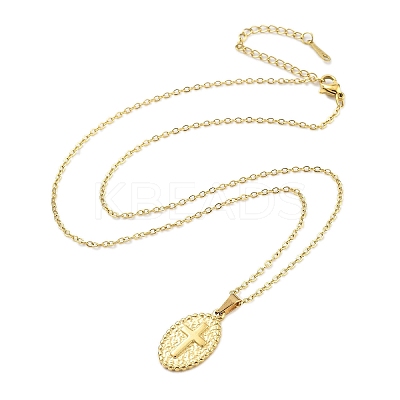 304 Stainless Steel Pendant Nacklaces For Women STAS-S124-01G-05-1