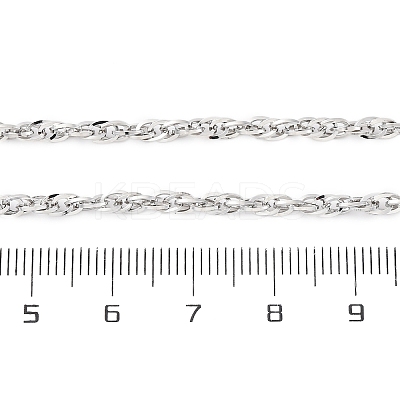 Brass Rope Chains Necklaces for Women NJEW-D302-62P-1