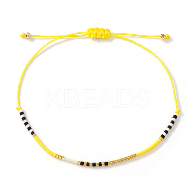 Bohemian Glass Seed Bead Braided Bracelets WO6368-13-1