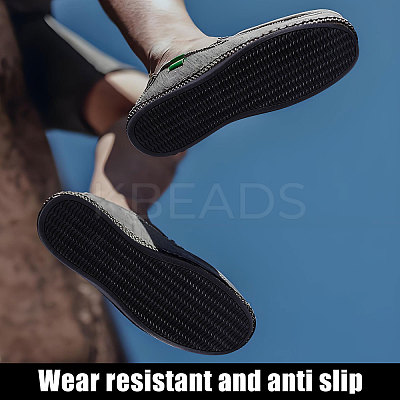 Anti Skid Synthetic Rubber Shoes Bottom Heel Sole FIND-WH0816-097D-1