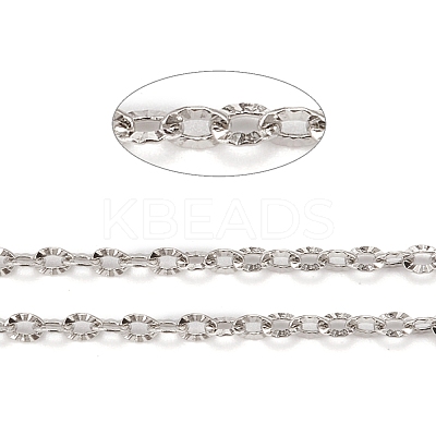 Tarnish Resistant 304 Stainless Steel Cable Chains CHS-N002-02B-P-1