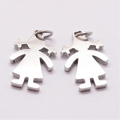 Tarnish Resistant 316 Surgical Stainless Steel Pendants STAS-K116-01P-B-1