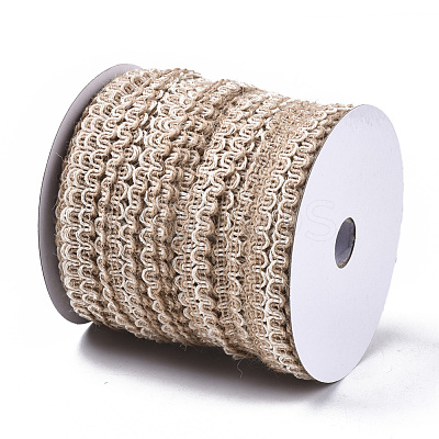 Braided Burlap Wave Ribbon OCOR-TAC0009-06-1