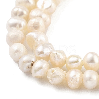 Natural Cultured Freshwater Pearl Beads Strands PEAR-C003-07A-1