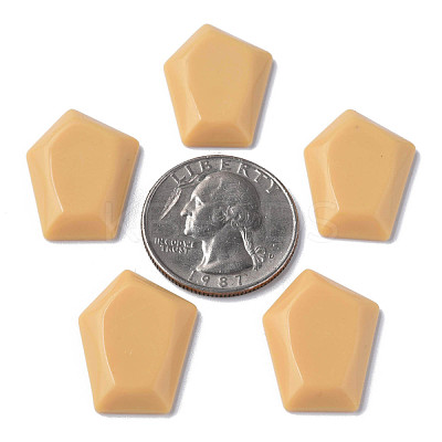 Opaque Acrylic Cabochons MACR-S373-142-A13-1