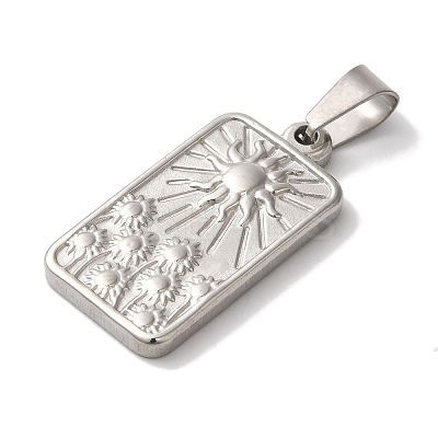 Non-Tarnish 304 Stainless Steel Pendants STAS-L081-034P-1