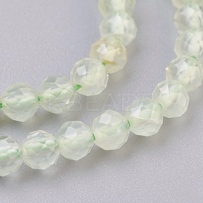Natural Prehnite Beads Strands G-F568-121-3mm-1