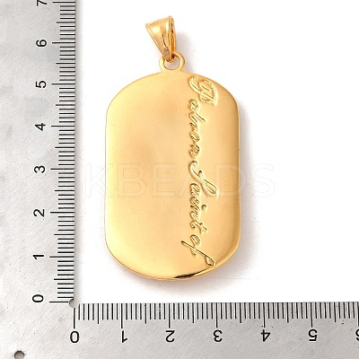 316L Surgical Stainless Steel Big Pendants STAS-B059-01G-10-1