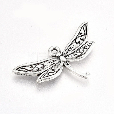 Tibetan Style Alloy Pendants X-TIBE-S323-027AS-RS-1