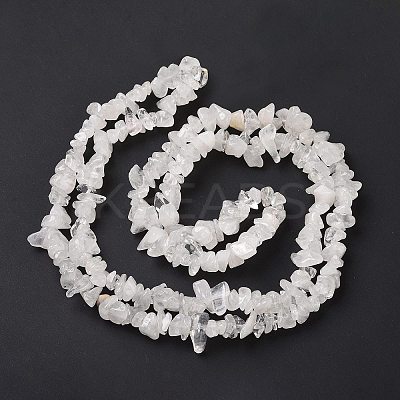 Natural Quartz Crystal Chips Beads Strands F019-2-1