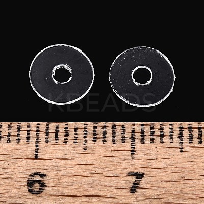 50Pcs Transparent PVC Insulating Gaskets PVC-T006-7mm-01-1