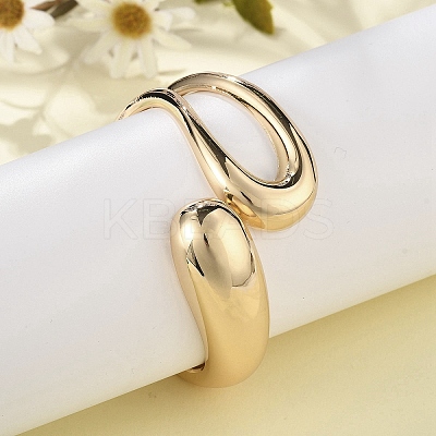 Alloy Hinged Bangles for Womrn BJEW-D312-01G-1