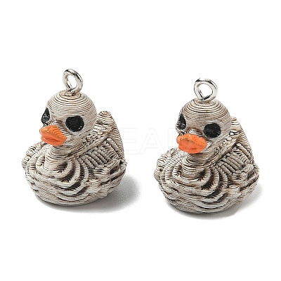 Halloween Opaque Resin Pendants RESI-K203-15-1