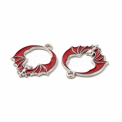 Rack Plating Alloy Enamel Pendants FIND-G054-18P-03-1