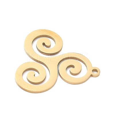201 Stainless Steel Pendants STAS-I359-05G-1