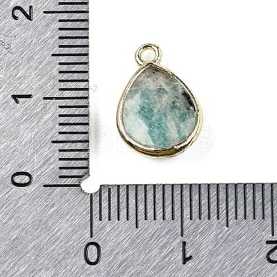 Natural Amazonite Faceted Pendants G-U019-05G-02-1