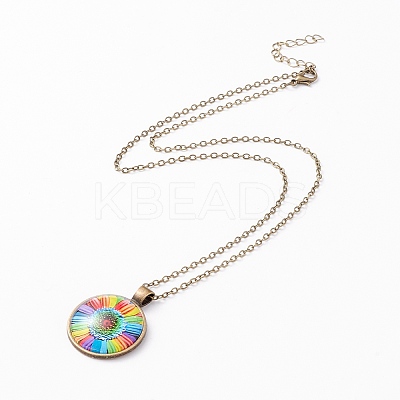 Rainbow Pride Necklace LS-NJEW-F290-01K-1