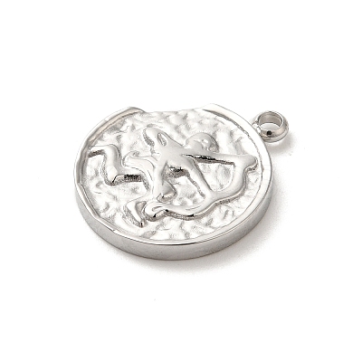 304 Stainless Steel Pendants STAS-B074-08P-11-1