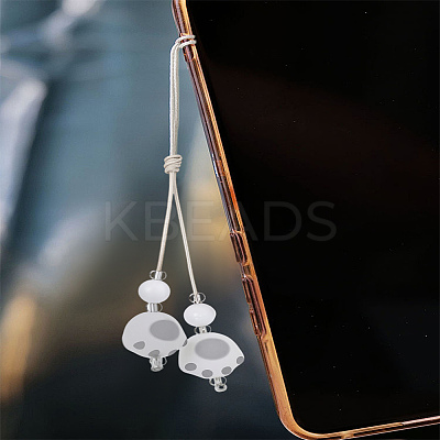 1Pc Resin with Nylon Cord Mobile Accessories Decoration HJEW-LP0002-13A-1