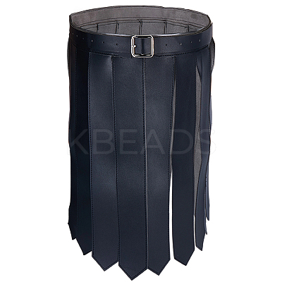 PU Leather Roman Belt Skirt AJEW-WH20033-120A-1