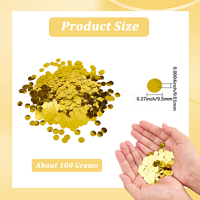 100G PE Paillette/Sequin Confetti DIY-SP0005-41A-1