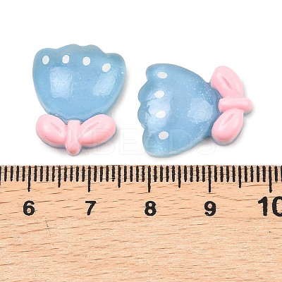 Translucent Resin Cabochons RESI-XCP0002-67A-1