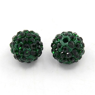 DIY Pave Disco Ball Beads X-RB-H258-10MM-205-1