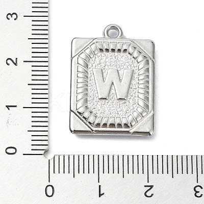 Anti-Tarnish 304 Stainless Steel Pendants STAS-U033-01P-W-1