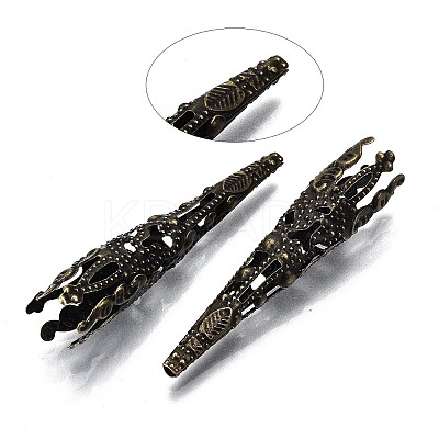 Tibetan Style Iron Bead Cones LS-X-IFIN-049Y-01AB-NR-1