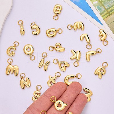 10Pcs Rack Plating Brass Pendants KK-SZ0002-55G-H-1