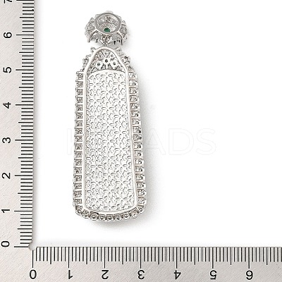 Dyed Natural Green Chalcedony Pendants G-S001-05P-1