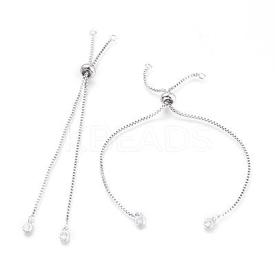 Brass Chain Bracelet Making KK-G279-04-NR-1