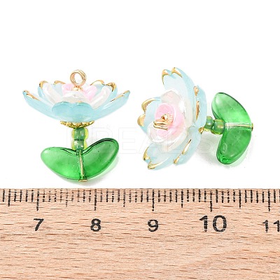 Transparent Acrylic Pendants PALLOY-MZ00823-03-1