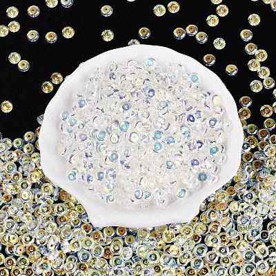 Transparent Colours Rainbow Glass Seed Beads SEED-Q042-01A-E01-1