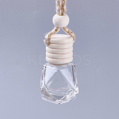 Glass Pendant Decorations HJEW-WH0005-02-1